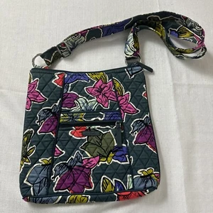 Vera Bradley Bandolera Hipster Monedero Flores Caídas Correa de Hombro Ajustable - Imagen 1 de 10