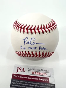 PETE ALONSO NEW YORK METS SIGNED MLB BASEBALL JSA WIT COA W/INSC BIG MEAT PETE - Picture 1 of 3