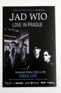 Flyer JAD WIO Paris Gibus 08/11/2019 * NOT a Ticket - French Rock - Picture 1 of 1