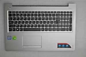 Lenovo 310-15ISK Upper Case Asm Silver Belgian Layout W/Touchpad 5CB0L35889 - Picture 1 of 2