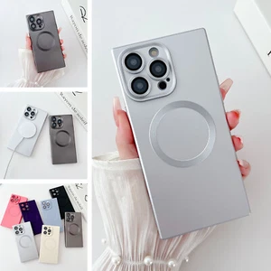 Funda Magnética Mag-Safe Recubrimiento Esquinero Para iPhone 16 15 Pro Max 14 13 12 11 - Imagen 1 de 12