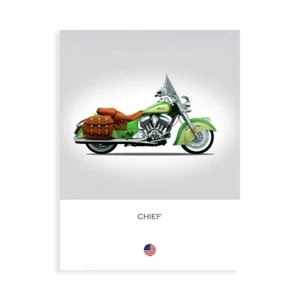 Stampa su Tela su Carta Poster o Quadro Rogan Mark Indian Chief 2015 - Imagen 1 de 2