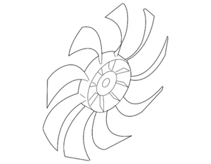 Genuine Cooling Fan NISSAN INFINITI NEW OEM  For 921209GA0A 92120ZJ00A - Bild 1 von 1