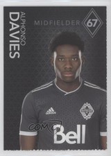 2018 Chevron Vancouver Whitecaps FC Sheets Singles Alphonso Davies Rookie RC