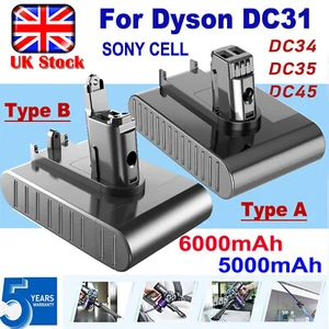 6400mAh Battery For Dyson DC31 Type A / B DC34 DC35 DC44 DC45 Animal SONY CELL - Picture 1 of 19