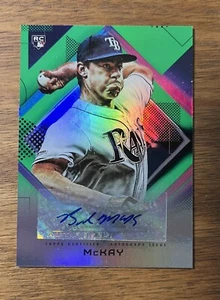 2020 Topps Fire Brendan McKay Green Rookie Autograph 27/75 - Bild 1 von 2