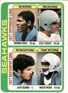 1978 Topps #526 Steve Largent TL, CL Great!