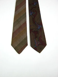 2 x Ties One Rp Como Made in Italy 100% Silk Original - Picture 1 of 6