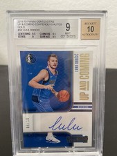 2018 Contenders Luka Doncic Auto #/10 Gold BGS 9 Mint 10 Auto Rookie Mavs RC