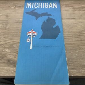 Vintage Roadmap Of Michigan 1969.