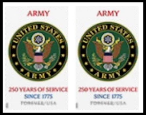 US 6003a Army 250 Years imperf NDC horz pair MNH 2025 - Picture 1 of 1