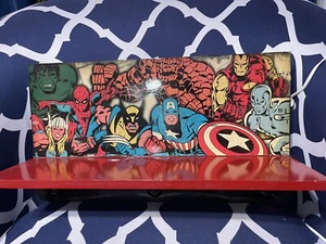 Marvel Decor Wooden Shelf Coat Hat Hanger Preowned 18 X 11 X 5deepp - Picture 1 of 10