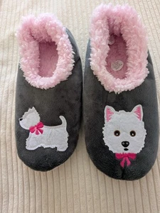 Snoozies Westie Slippers - Picture 1 of 1