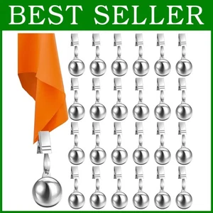 Pesas de mantel de picnic - 36 clips de acero inoxidable - Imagen 1 de 8