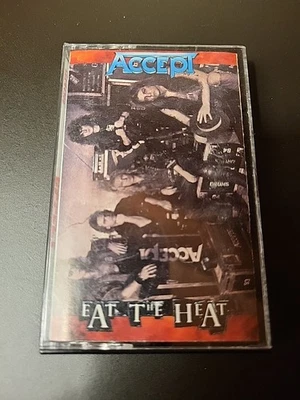 Accept Eat The Heat 1989 Cassette tape Epic Records. 80s Rock Metal - Image 1 of 4