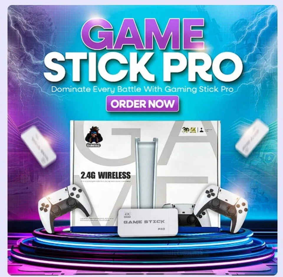 Game stick PRO Games Console 4K TV HD 20.000 games - Image 1 of 1