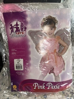 Костюм феи Пикси розовый Teetot And Co детский размер 4-6 рубины - Изображение 1 из 4