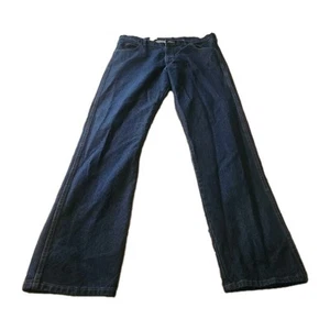Wrangler Premium Dark Wash Regular Fit Stretch Leg Denim Mens Blue Jeans 54x32 - Bild 1 von 3