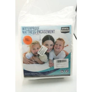 Utopia Bedding UB0034 Waterproof Mattress - White - Picture 1 of 3