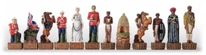 Italfama Anglo-Zulu War Chess Pieces, Hand-Painted Resin, 8cm King - Bild 1 von 1