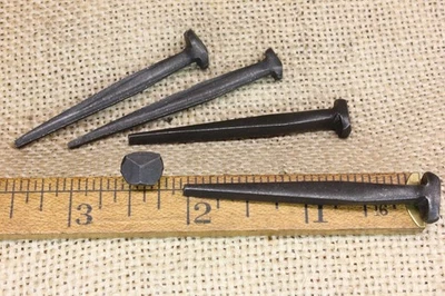 2" Rosehead 5钉仿古方形铁艺复古质朴装饰外观 — 第 1/4 张图片