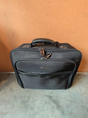 Samsonite Mobile Office Rolling Luggage Laptop Bag Black - Image 1 of 4
