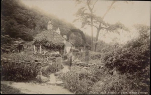 RPPC Wales Bettws-y-Coed Welsh Cottage UK Echtfoto Postkarte - Bild 1 von 5