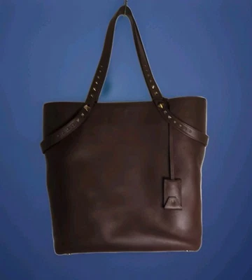 Valentino Rockstud Brown Shopper Tote - Image 1 of 4
