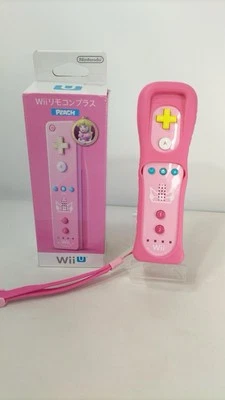 Nintendo Wii Princess Peach Remote Wii U Motion Plus Controller Pink OEM Tested - Image 1 of 4