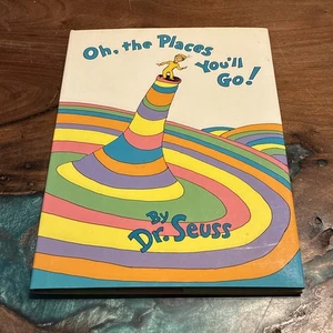 DR. Seuss Oh, the Places You’ll Go! First Edition 2nd Printing 1990 BX 2 - Picture 1 of 6