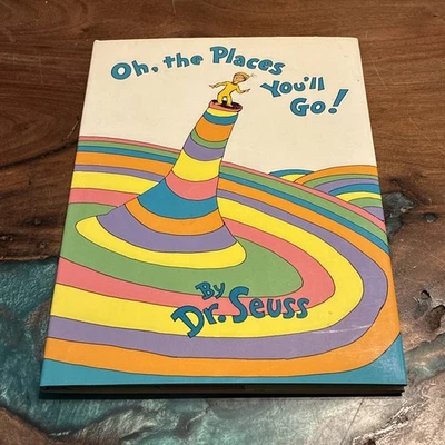 DR. Seuss Oh, the Places You’ll Go! First Edition 2nd Printing 1990 BX 2 - Image 1 of 4