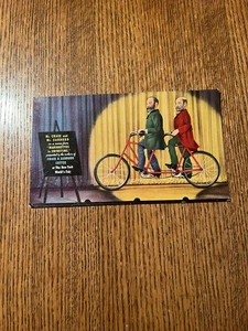 Vintage Chase and Sanborn Coffee New York Worlds Fair pc postcard “Marionettes” - Picture 1 of 12