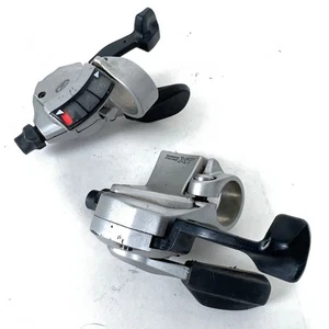 Shimano Deore XT SL-M750 Trigger Shifter Set MTB 3 x 9 Speed Mega 9 - Picture 1 of 10