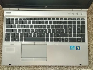 HP EliteBook 8570p - 15.6" Intel® Core™ i7 3520M - Windows 7 Ulti 64-bit - GB R8 - Picture 1 of 7