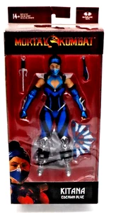 Modellino Mortal Kombat Kitana Edenian Blue Battle Kahnun McFarlane nuovo - Foto 1 di 1