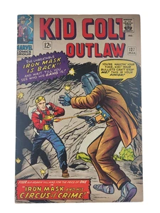 Kid Colt Outlaw 127 1966 Marvel Western Comic Iron Mask Appearance Raw Vintage - Picture 1 of 23