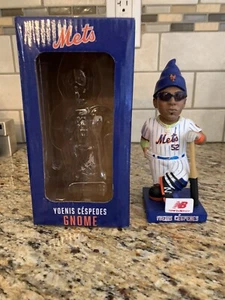 2018 5/5 MLB NEW YORK METS YOENIS CESPEDES GArden GNOME SGA YO Citi Field HOT - Picture 1 of 5