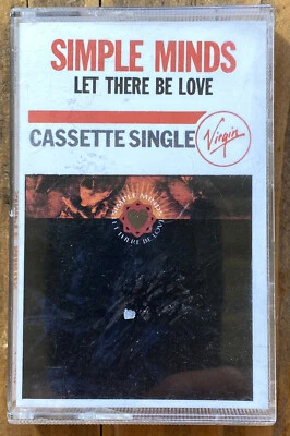 SIMPLE MINDS  LET THERE BE LOVE Cassingle Cassette Single FREE POSTAGE - Image 1 of 2