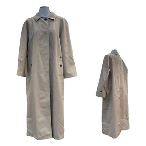 Vintage 70s ETIENNE AIGNER Womens 10 Petite 10P Classic Trench Coat Button Front - Picture 1 of 23