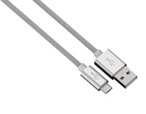 Hama 0,5m Micro USB Kabel Alu Nylon Ladekabel Daten-Kabel Sync Handy Tablet Navi - Bild 1 von 4