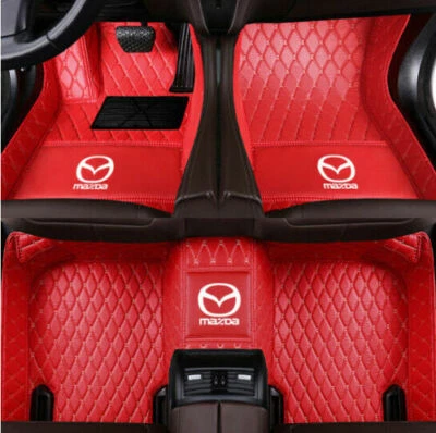 For Mazda Car Floor Mats Custom RHD Rugs All Models Auto Liner Carpet Waterproof - Image 1 of 4