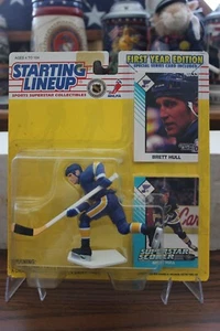 1993 BRETT HULL Starting Lineup Sports Figure - St. Louis Blues - Picture 1 of 2