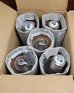 5 Pack GE 12471 R-Mercury HR100A38 Lamps HID 100W E39 Mogul Base H38 Ballast - Picture 1 of 4