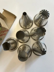 Vintage Tala No 1422 Icing, Meringue Tubes 6 Boxed - Picture 1 of 7