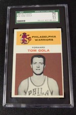 1961-62 Fleer #14 Tom Gola SGC 5.5 EX+ Phila Warriors Sharp HOF 5 Time All Star