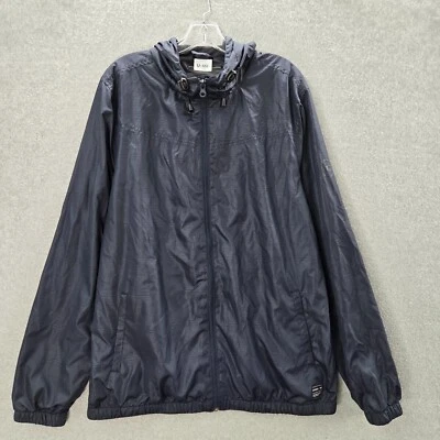 Chaqueta cortavientos Oneill para hombre grande azul con capucha malla ventilada forrada surf pesca Foto 1 de 4