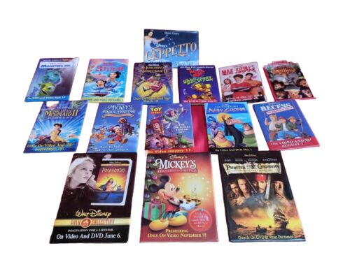 Disney Movie Video Release Pins! 15 Buttons in total!