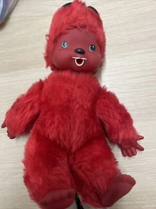 Giocattolo vintage diavolo rosso monchichi sekiguchi 1974 Peluche - Photo 1/5