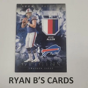 2018 Panini Origins #RP4 Josh Allen Jersey Patch RC Rookie 4 COLOR PATCH!! - Picture 1 of 10