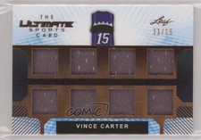 2019 Leaf Ultimate Sports Ultimate Card Relics /15 Vince Carter #TUC-33